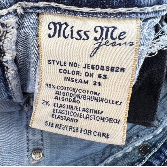 Miss Me Women's Jeans Bootcut Embellished Pocket Size 29 - Picture 14 of 16